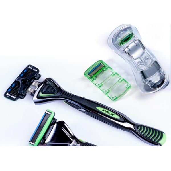 6 Blades  razor for shaving , Pace 6 blue lubricating strip Razor Cartridges