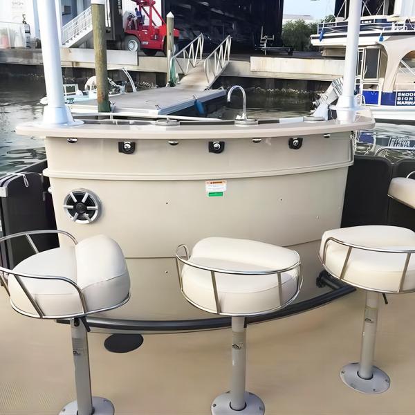Résistance aux intempéries Pontoon Meubles de bateaux Accessoires de bateaux Résistant à la rouille