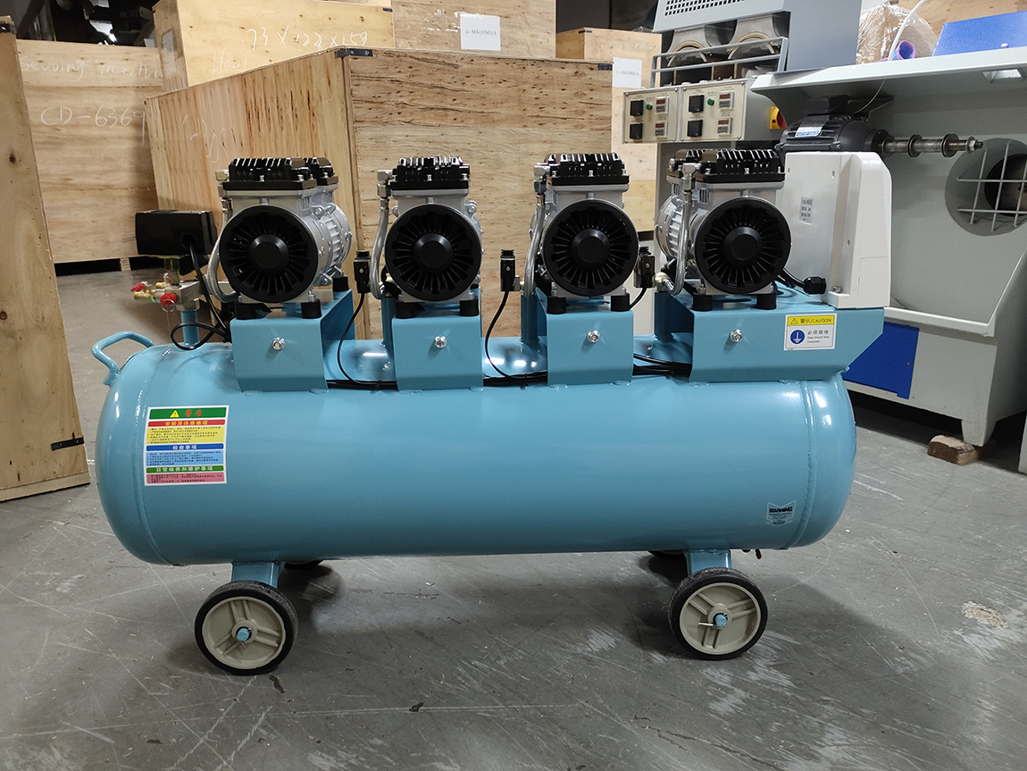 3kw 120L Oil Free Oil Less Silent Quiet Air Compressor