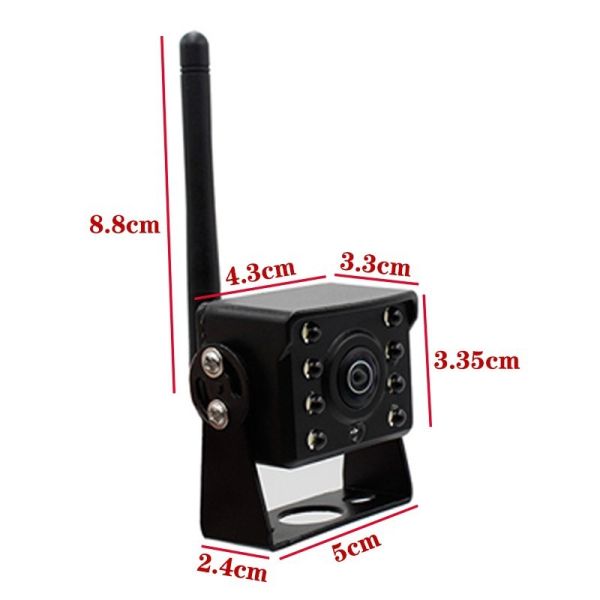 12‑24V Truck Universal WiFi Camera, Mobile Internet Bus Mounted Waterproof Wireless Cam, High‑Definition Infrared Night Vision for MAN