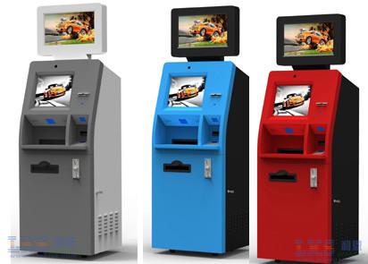 Cash Dispenser Medical Healthcare Kiosk 22 Inch LCD Advertisng Display For Patient