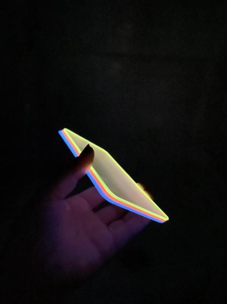 Protector de tela 3D luminoso para telefone celular para iPhone 13 Pro 14 Pro