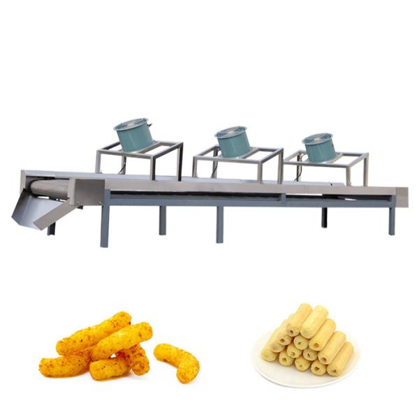 500kg/H Snack Production Line 30-100kw Corn Flour Machine