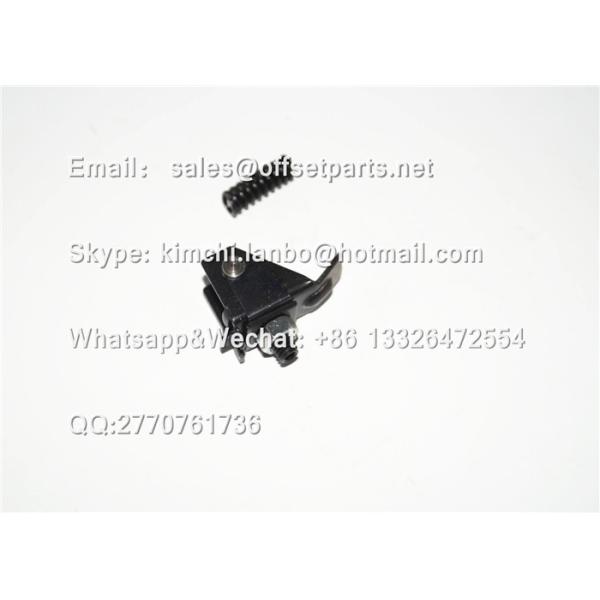 offset printing machine part GRIPPER HOLDER&SPRING metal tail-width 12mm black 2 pieces