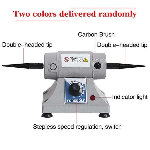 Скорость машины 180В полировки ювелирных изделий мотора Форедом ДМ-3 регулируемая
