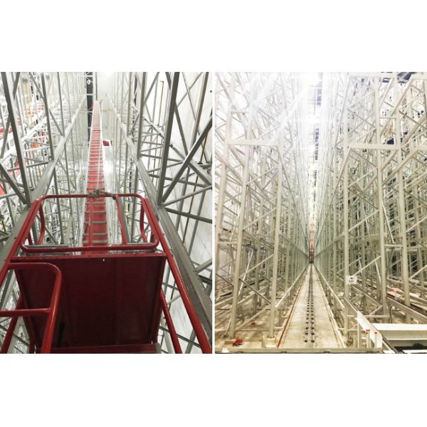 Integrated Logistics Center Pallet Stacker Crane ASRS Automatic Storage And Retrieval System