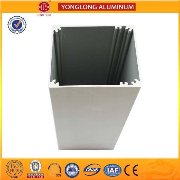 Anodic Oxidation Coated Furniture Aluminum Profiles Length Shape Customized
