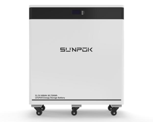 2025 Floor Type 30kwh Lifepo4 Battery Pack 51.2v 600Ah Energy Storage Lithium Battery With WIFI & Bluetooth