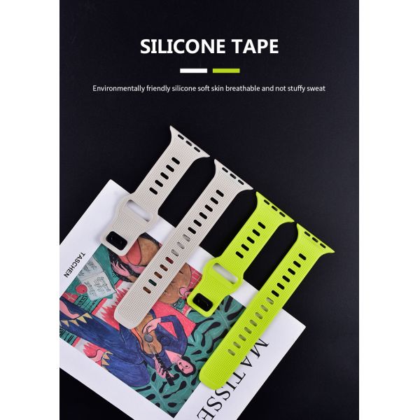 Solid Color Silicone Strap For Smartwatches | OEM/ODM - China Wholesaler SHX