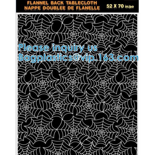 Vinyl Christmas Happy Halloween Banquet Event & Party Supplies Decoration Ployester Tablecloths Table Cover picnics