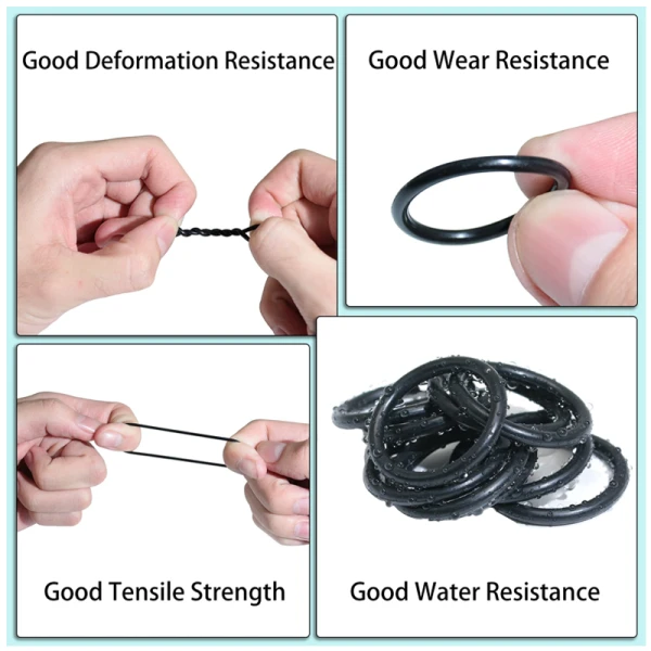 Manufacturer′s Wholesale Silicone O Rings Different Material Standard Sizes Rubber Seal Ring Rubber Products