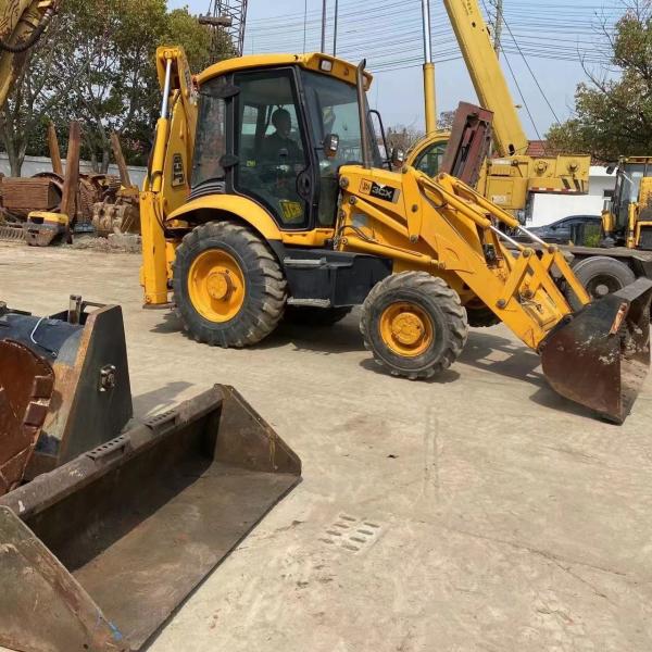 Used Japan Original JCB 15TON Backhoe Loader Crawler Moving with HAWE Hydraulic Pump