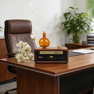 Intelligent Intermittent Mist Home Aroma Diffuser With Bluetooth Audio