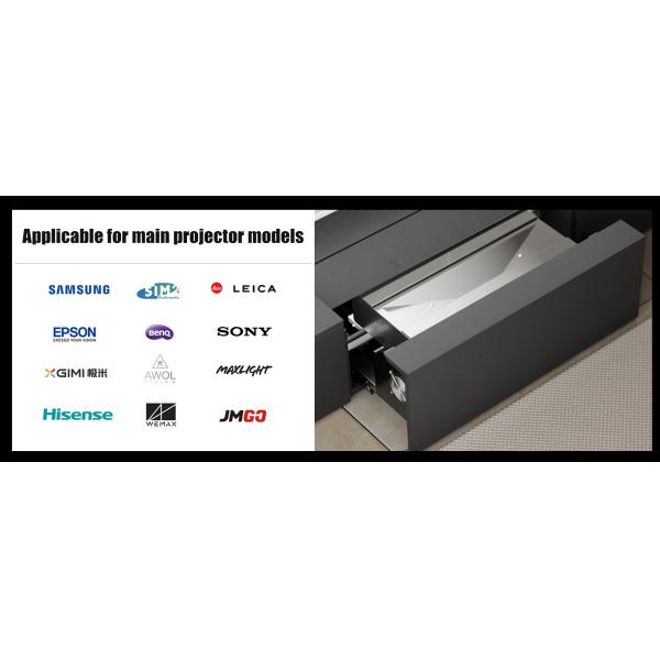 OEM TV Cabinet Stand Projector Sliding Module Electric For Ultra Short Throw Projector Motorized TV Cabinet