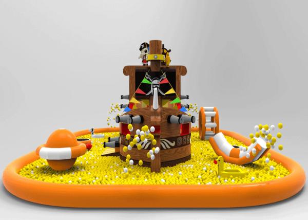Corsair Theme Water Park , Colorful Inflatable Water Equipment For Kids Fun