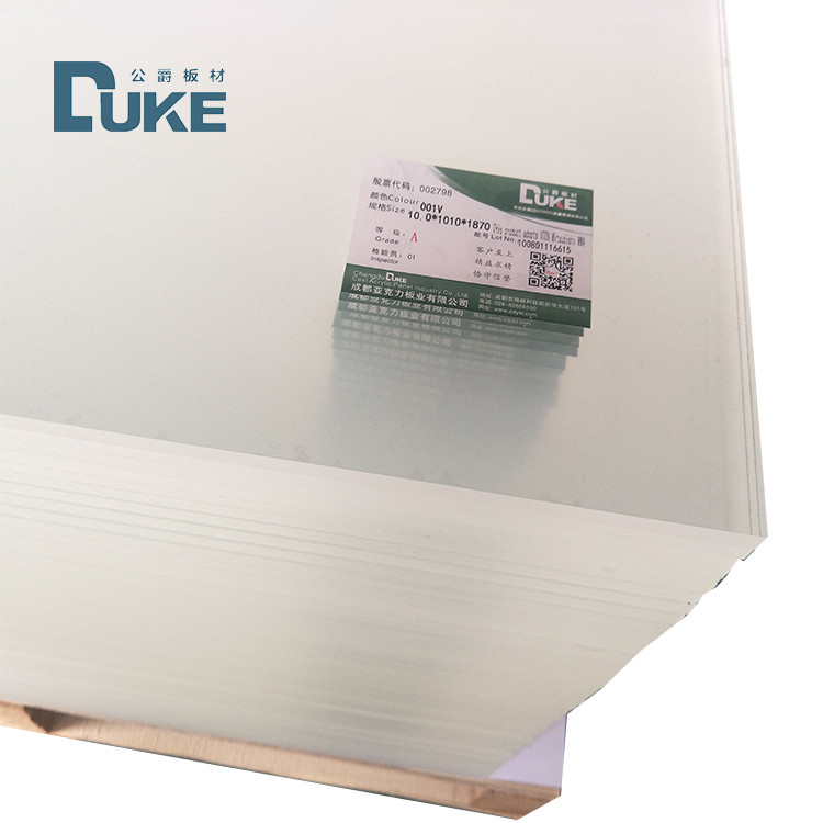 DUKE Прозрачный пластиковый акриловый лист 3 мм 6 мм 1220*2400 мм