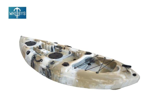 Hot New Design Hull Material LLDPE Kayak Single Sit on Top Canoe