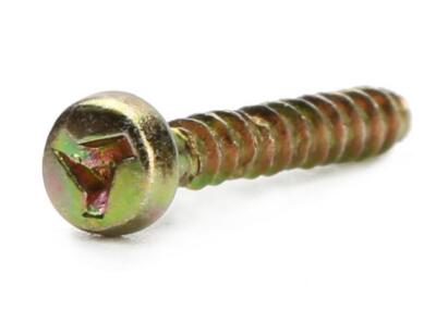 Color Zinc Pan Head Self Tapping Screws Tri Wing Safety Screw For Plastics