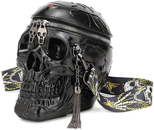 SKULL PURSES HANDBAGS FOR WOMEN SHOULDER BAG,SKULL CROSSBODY PURSE GOTHIC BAG PURSES HOLIDAY PARTY GIFT