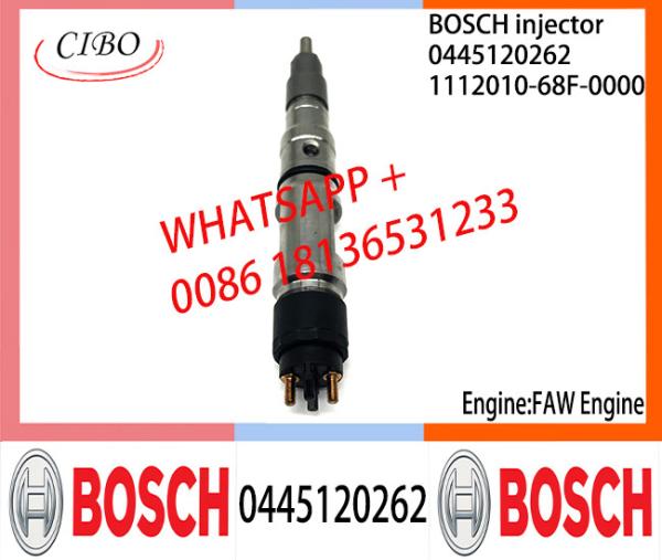 Conjunto original 0445120262 1112010-68F-0000 do injetor de combustível 1112010-68F-0000 de BOSCH 0445120262 para FAW