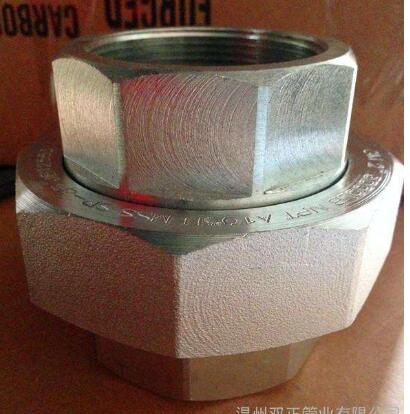 Forged Pipe Fittings Threaded Union Stainless Steel Male, Female Octagonal Union SS304