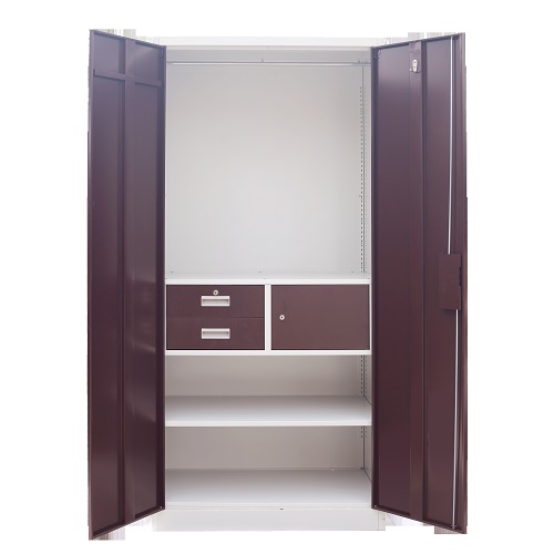 Постучайте вниз шкафом шкафа металла