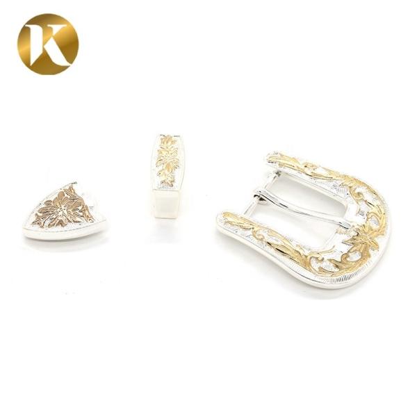 Wenzhou KML New Design Popular Classic Vintage Shiny Zinc Alloy 2 Color Pin Belt Buckle