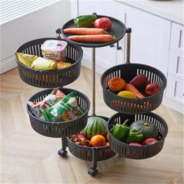 Efficiently Organize Your Kitchen Cabinet with 4-Layer Multifunctional Pantry Storage