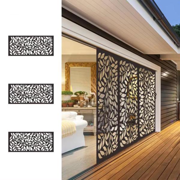 Aluminium Decorative Screens Aesthetics In Line Customer'S Decoration Pool Metal Garden Screen