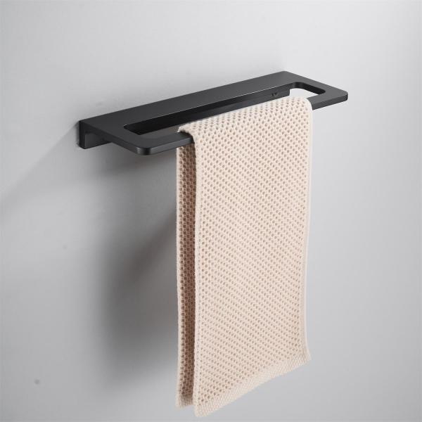Wall - Mounted Single  Bathroom Towel Rack Hanger Kitchen Towel Rail