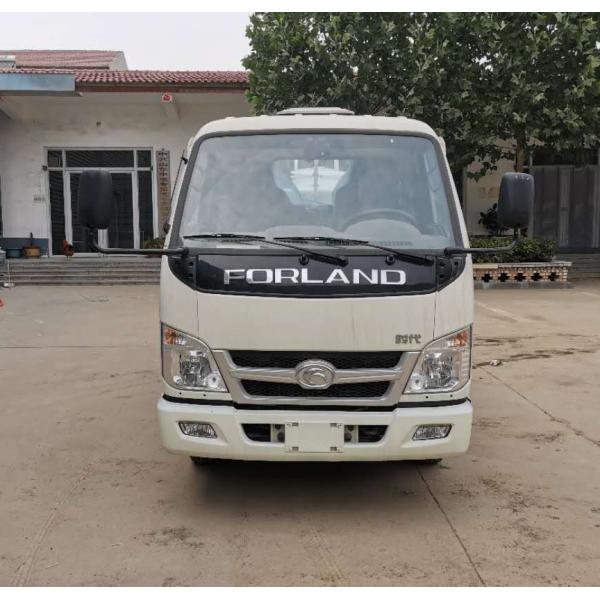 Camión de barreras de la calle con vacío 93% Eficiencia de barrido 2 mm espesor del tanque