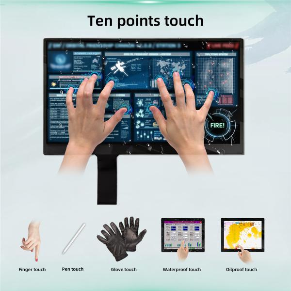 Custom 32 Inch Touch Screen Monitor USB RS232 Capacitive Touch Panel