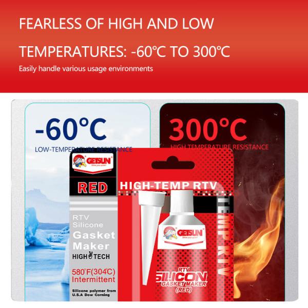 GETSUN Automotive Gasket Maker High Temp RTV Sealant