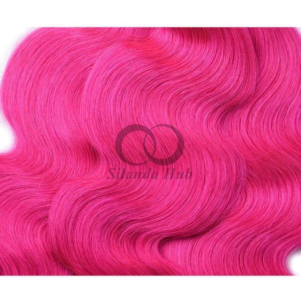 Pink Body Wave Remy Human Hair Bundles Sew In Weave Bundles Brazilian Bundle Deals