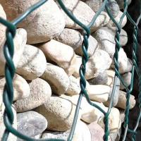 8*10 galvanizado quente torceu pedra sextavada da rede de arame 2x1x1 do ferro das cestas de Gabion do fio a baixa