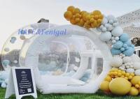 Extérieur 3m 4m gonflables clairs Dôme de ballon Tente maison à bulles étanche