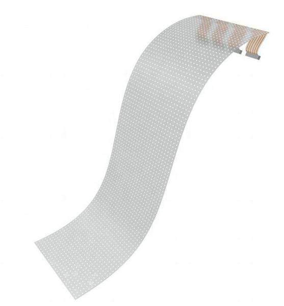P6.25 Panela de visualização de cristal transparente para vidro de laminação flexível