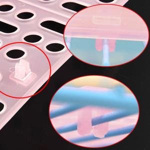 Various Size Anti Bite Rabbit Cage Accessories Plastic Rabbit Farm Manure Slat Flooring Durable Rabbit Slat Floor Wholesale Plastic Rabbit Slat Floor Rabbit Cage Flooring Easy Clean Plastic Rabbit