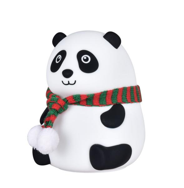 Silicone Panda Led Table Night Light energy saving CE ROHS certificate