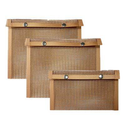12 x 9.5 Inch BBQ Mesh Grill Bags  Reusable Grilling Pouches