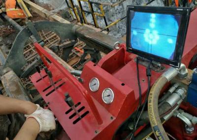 Máquina aborrecida guiada hidráulica compacta do eixo helicoidal