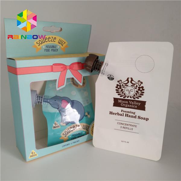 Качество еды Дойпак стоит вверх упаковка маски геля мешков многоразовая очищая лицевая жидкостная