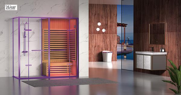 Hydrogen-rich Dry Solid Wood Far Infrared Sauna Room