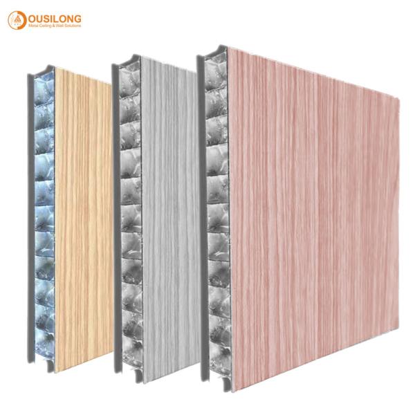 Suspension Aluminum Honeycomb Panel PVDF coated For fasade system wall Decoration