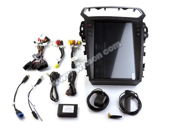 12.1 Screen Tesla Vertical Android Screen For Ford Explorer 2016-2019 Car Multimedia Stereo GPS Carplay Player