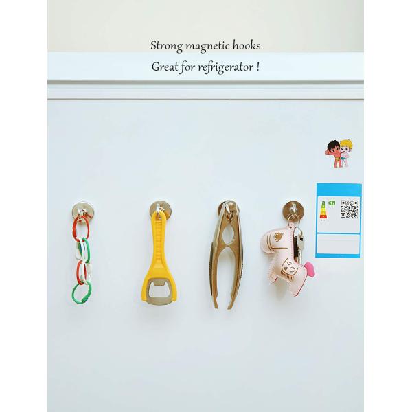 Industrial Heavy Duty Magnetic Hooks 100 lb Capacity for Hanging Permanent Pot Shape