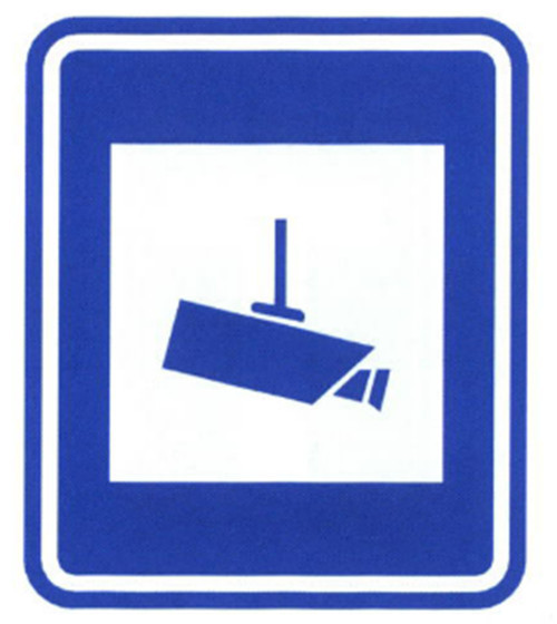 Road Information Guide Signs Blue and White Color Sign Thick Aluminum Traffic Sign Board Cost