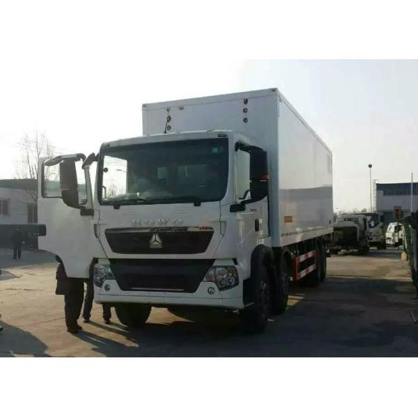 Замороженная еда ЛХД 8×4 Рефригератед тележка доставки энергопотребление 40 тонн низкое