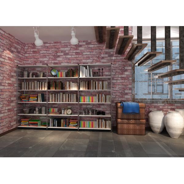 обои влияния кирпича винила 3Д для спальни/кофейни, съемных обоев кирпича