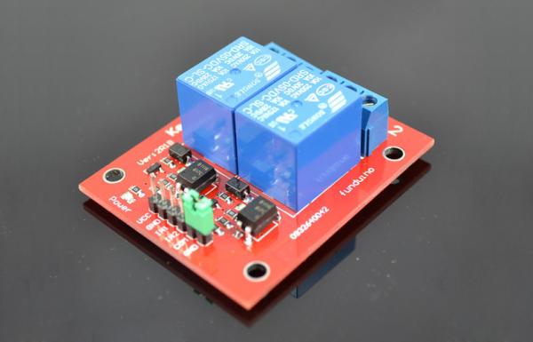 250VAC 30VDC Arduino 2 Relay Module Expansion Board , Control Panel